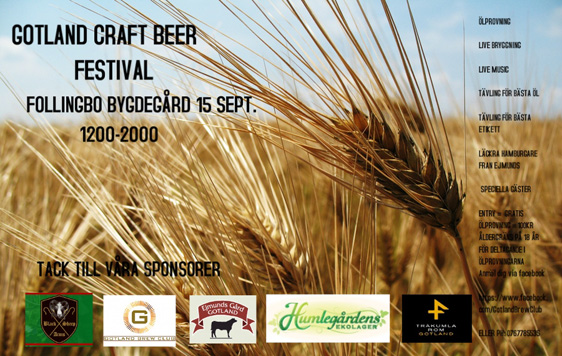 Gotland craft beer festival