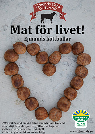 köttbullar kärlek låg