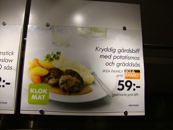 Gårdsbiff på IKEA